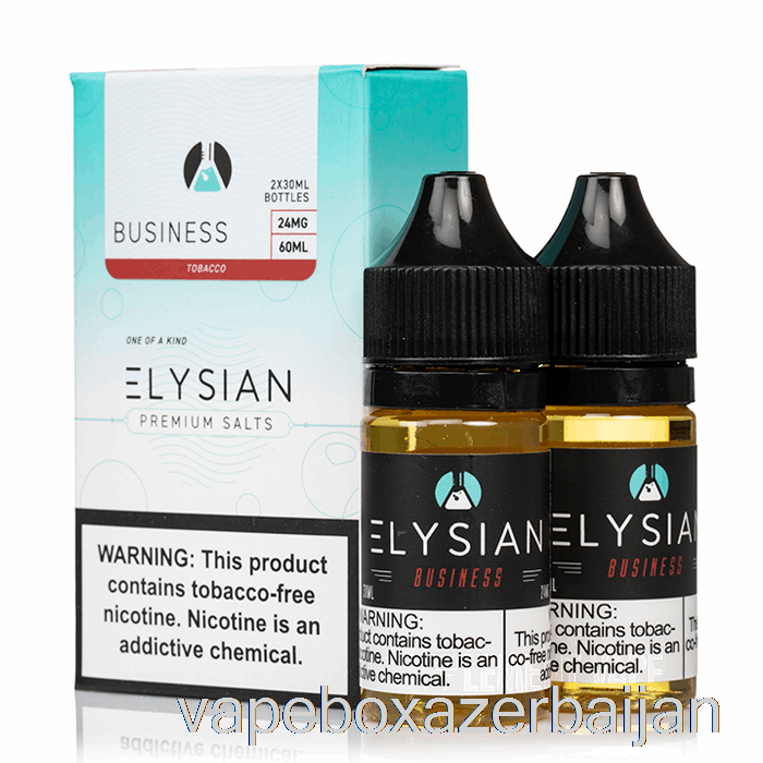 Vape Box Azerbaijan Business - Elysian SALTS - 60mL 24mg